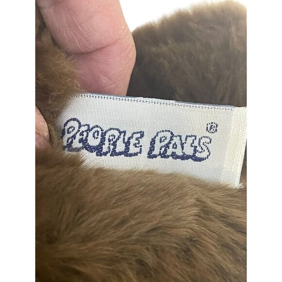 People Pals Plush Chocolate Lab Puppy Stuffed Animal Laying Down Realistic Soft - Picture 8 of 10